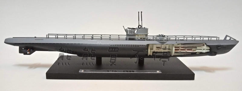 <現貨> 二戰德國U型潛艦 U26 1:350 ATLAS合金仿真軍艦模型 實物拍攝