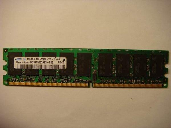 三星 SAMSUNG DDR2 2G 2GB 667 ECC PC2-5300