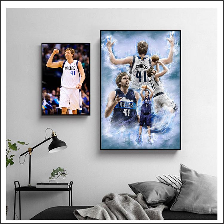 諾威斯基 Dirk Nowitzki 小牛 NBA  明星海報 藝術微噴 掛畫 嵌框畫 @Movie PoP 多款海報~