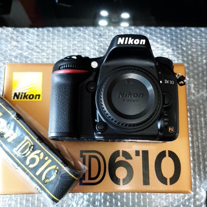 Nikon D610 國祥公司貨全新品，一直放防潮箱未使用它 (保固一年至2020.7.22止)