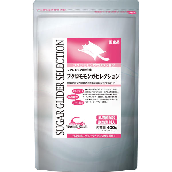 【飛天貓】日本Yeaster 蜜袋鼯專用飼料 / 粉色包裝 400g 日本國產