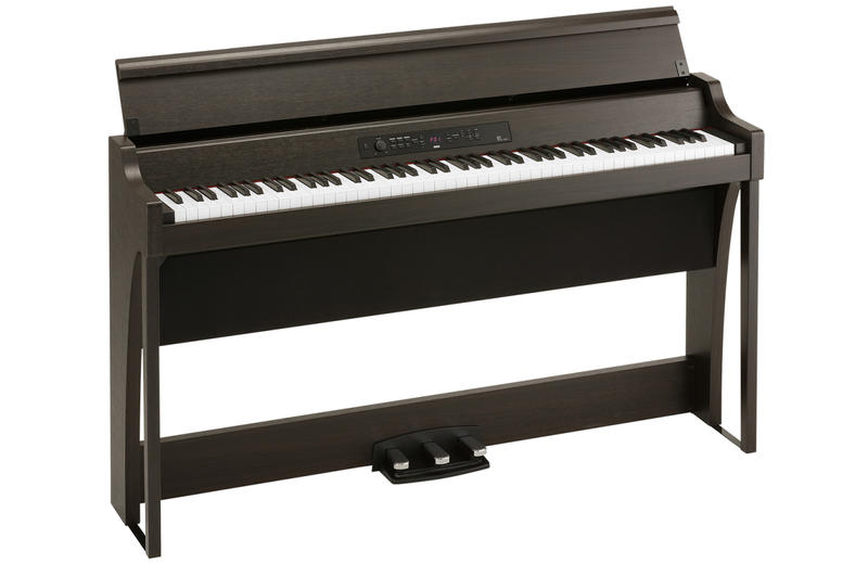 【全方位樂器】KORG G1 air 電鋼琴/88鍵/掀蓋式/數位鋼琴/日本製造 (玫瑰木色)
