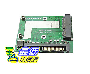 少量現貨 半高 mSATA 5cm MINI pcie SSD 轉半高2.5寸介面 SATA3轉接卡(HC)_D19