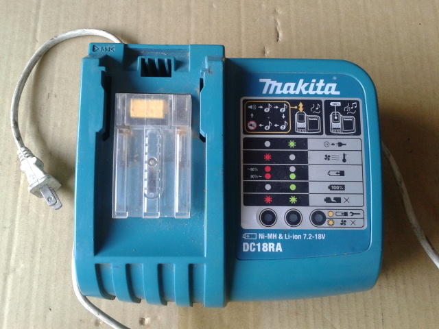 電動工具:充電器: MAKITA 牧田 DC18RA 充電器,7.2V-18V 鎳氫+鋰電(實機拍攝)