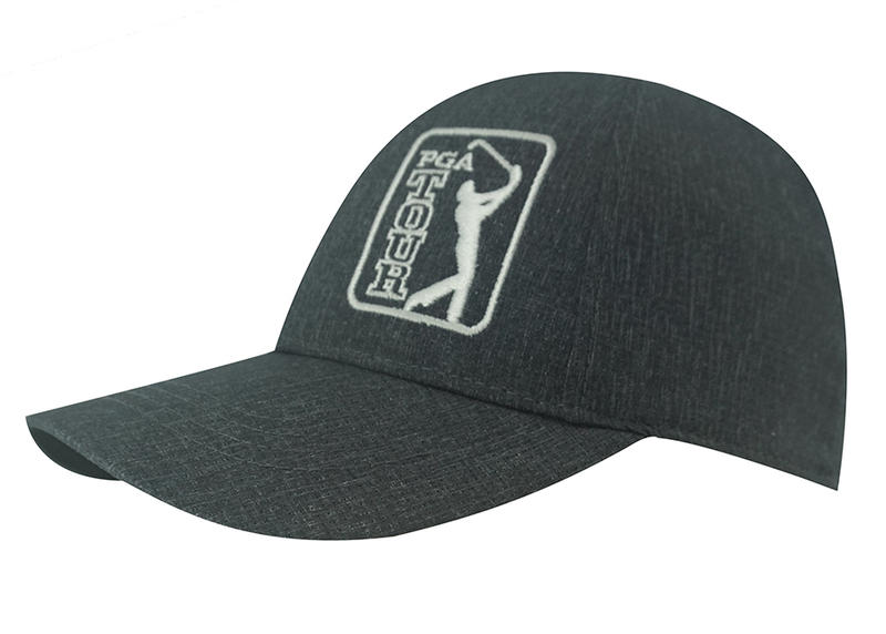 【青松高爾夫】PGA 雙色紗透氣帽夾帽(灰)PHE10163