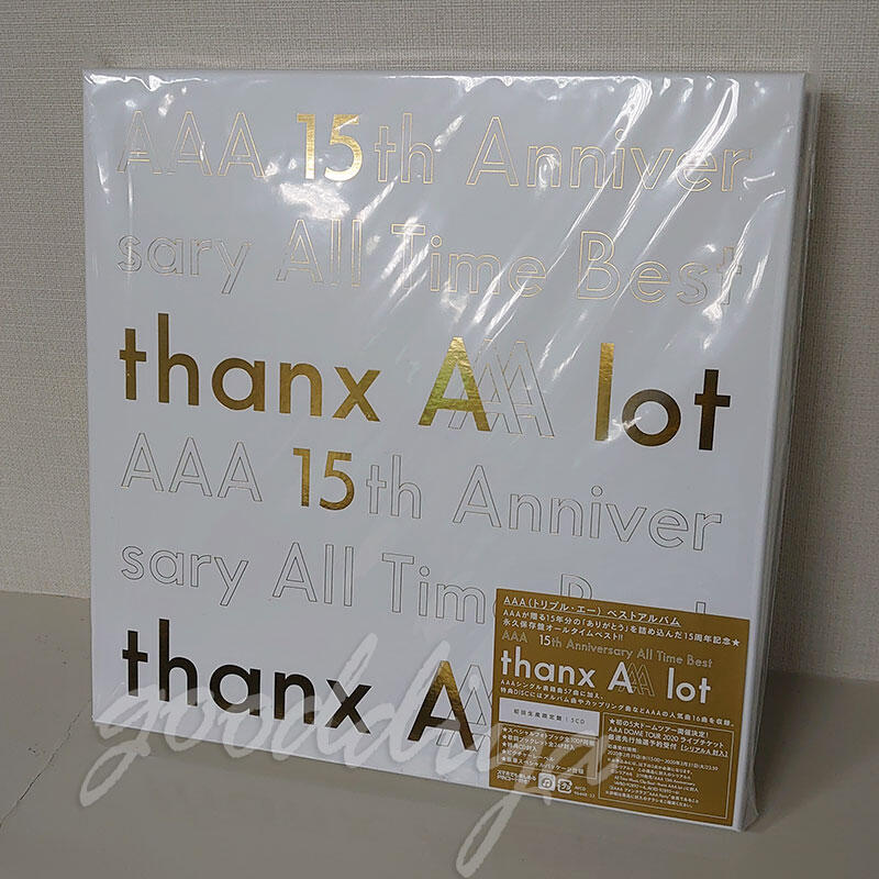 日版】AAA 15th Anniversary All Time Best -thanx AAA lot- 初回限定