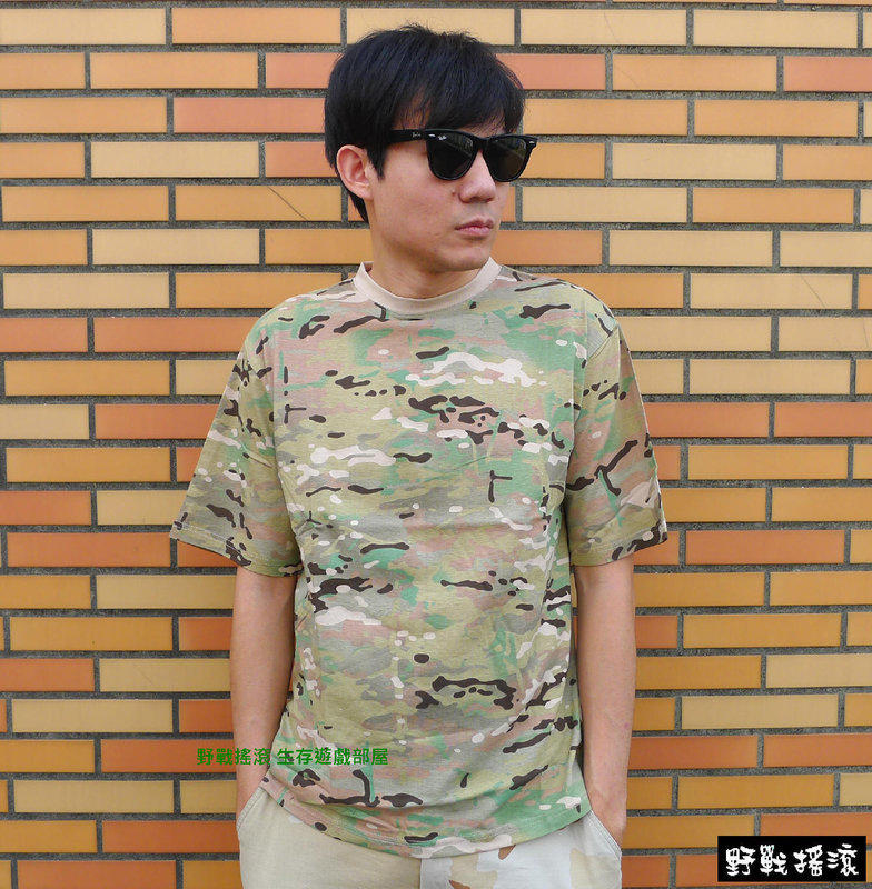 【野戰搖滾-生存遊戲部屋】美軍CP全地形迷彩純棉T恤 MULTICAM