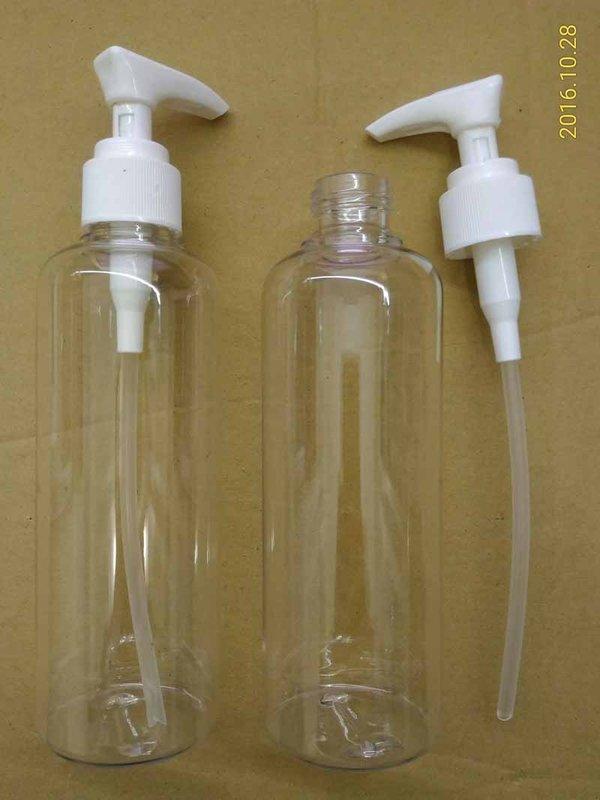 深坑 瓶瓶罐罐 PETG透明塑膠瓶 250ML 含白色壓頭 最低購買量5支 出清庫存