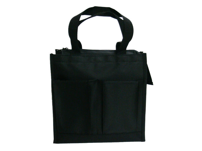 【小米皮舖】A7384-(特價拍品) 直立式前外側手機袋,餐具袋,手提袋,(黑) 台灣製造