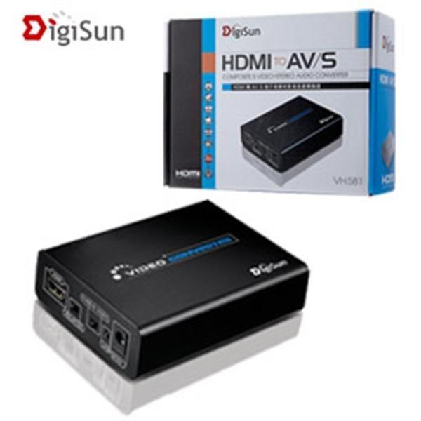 【光華喬格】DigiSun VH581 HDMI轉AV/S端子影音訊號轉換器~現貨~
