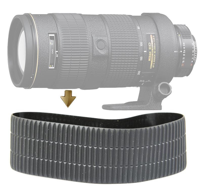【NRC】Focus Rubber Ring for Nkon 80-200mm AF-S  F2.8 D 小黑四對焦皮