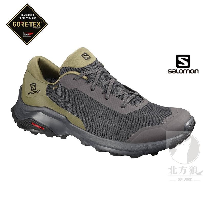 北方狼]Salomon 低筒登山鞋男X REVEAL GTX防水登山鞋健走鞋410421