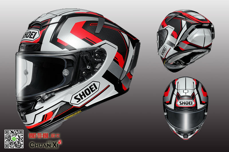 傳璽騎士部品【SHOEI X-14】BRINK彩繪帽｜頂級選手帽｜X-Fourteen