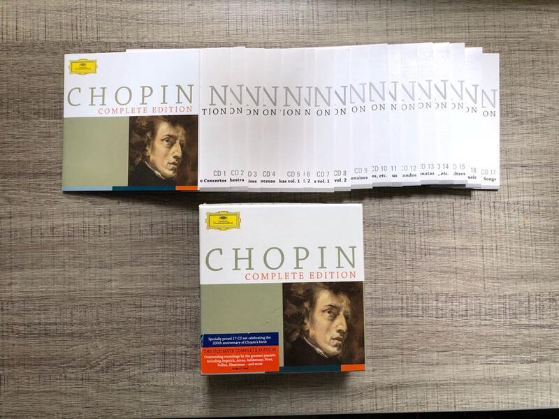 DG蕭邦套裝大全輯(17CD)　Boxset　露天市集|　全台最大的網路購物市集　Chopin　Edition　Complete　17CDs