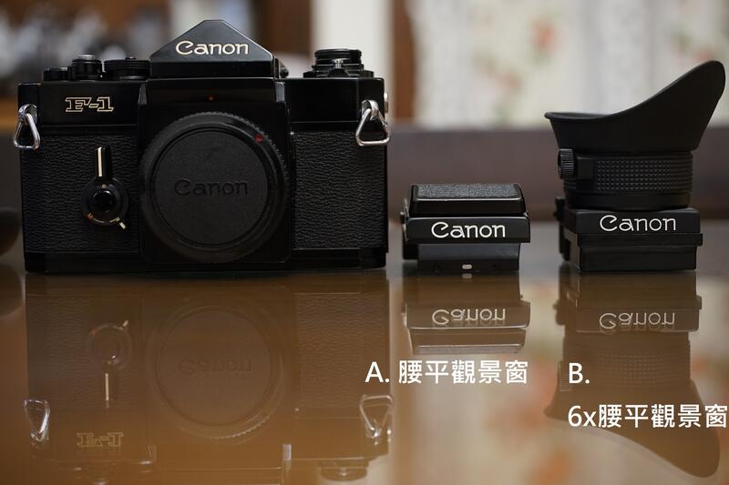 售】品相不錯初代Canon F1 F-1底片機皇加購Canon F-1 Waist level