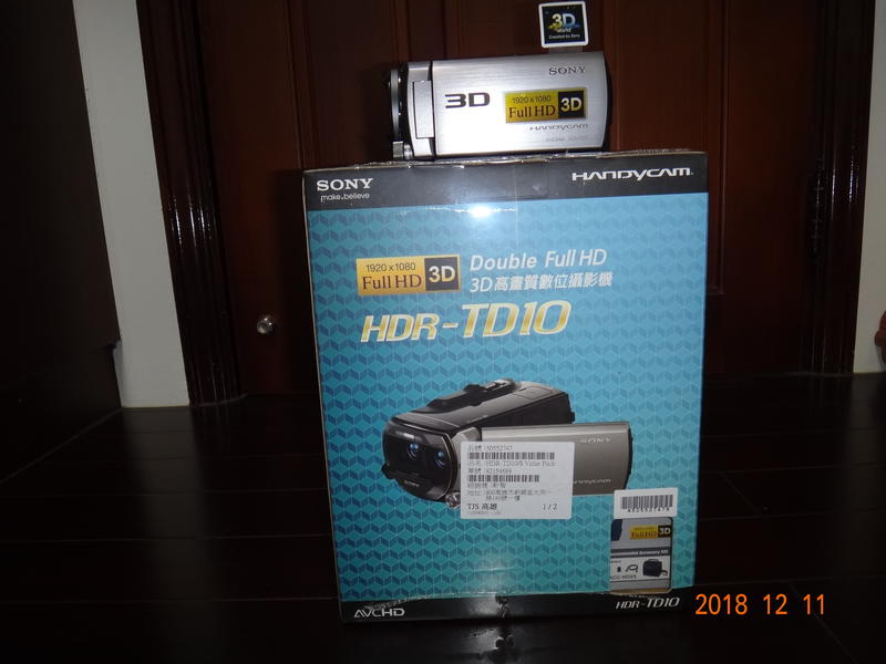 SONY TD10 插卡式 3D 攝影機(SONY公司貨)