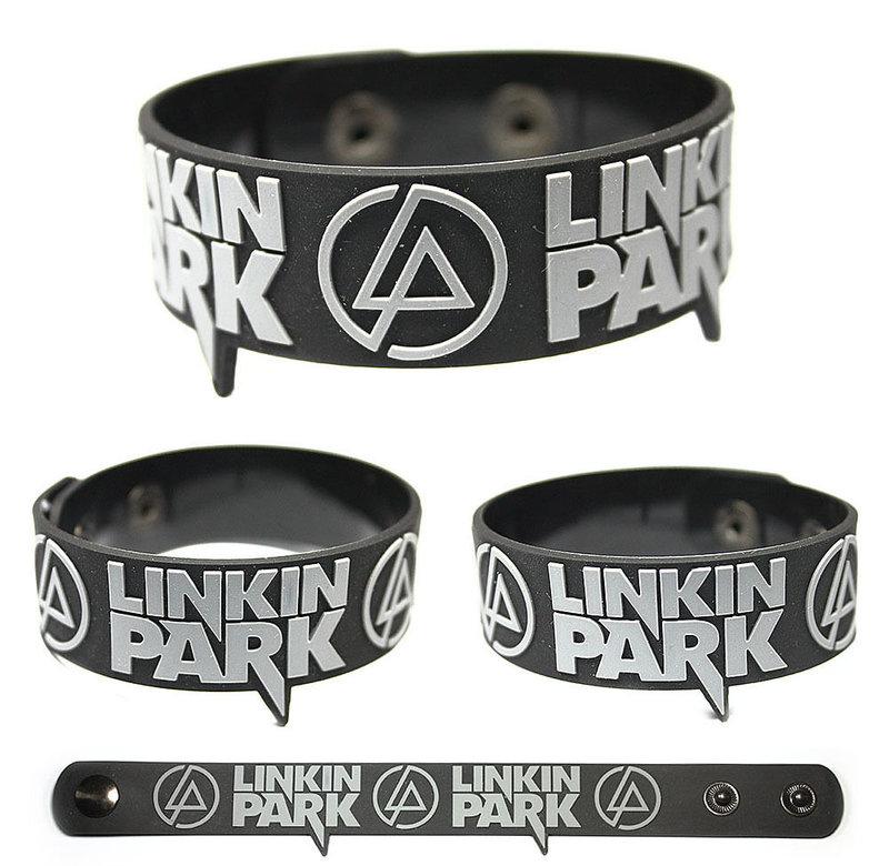 【小間搖滾】現貨 Linkin Park聯合公園☆進口Rock搖滾 橡膠手環