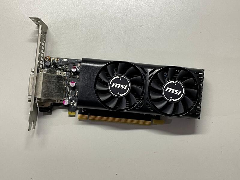 微星msi GeForce GTX 1050 Ti 4GT LP 4GB HDMI DP 可改短擋板免插電