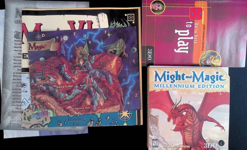 早期收藏PC GAME 電腦遊戲軟體～～ Might and Magic Millennium