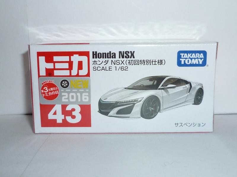 TOMY TOMICA 43-4 初回  新車貼 HONDA NSX