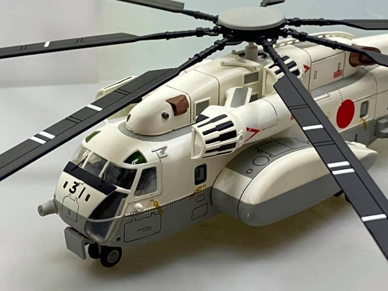 【模王 預購】CH-53 MH-53 超級種馬 海龍 運輸直升機 比例 1/72 部分合金完成品特別日本自衛隊