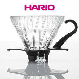 附發票~ 濾杯 濾器 送量匙  HARIO V60 VDG-01b 玻璃圓錐濾杯(黑色)1~2人份 厚版耐熱玻璃