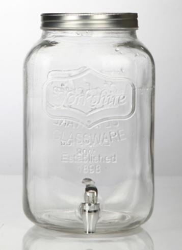 <茶桶王>5L果汁罐+ABS水龍頭 Mason梅森罐 玻璃瓶 飲料桶 冰桶飲料桶 果汁桶 酵素桶 ADFN 果汁分配器