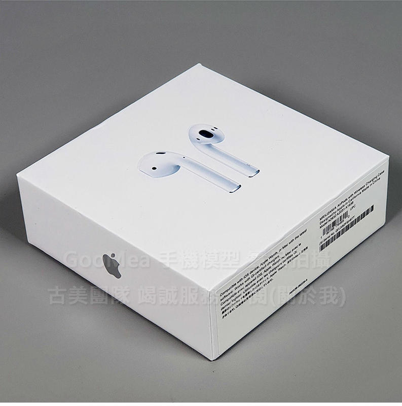 GMO 模型外包裝紙盒外盒Apple蘋果AirPods 2代無線充電版含說明書隔間仿製1:1製作展示展出拍賣
