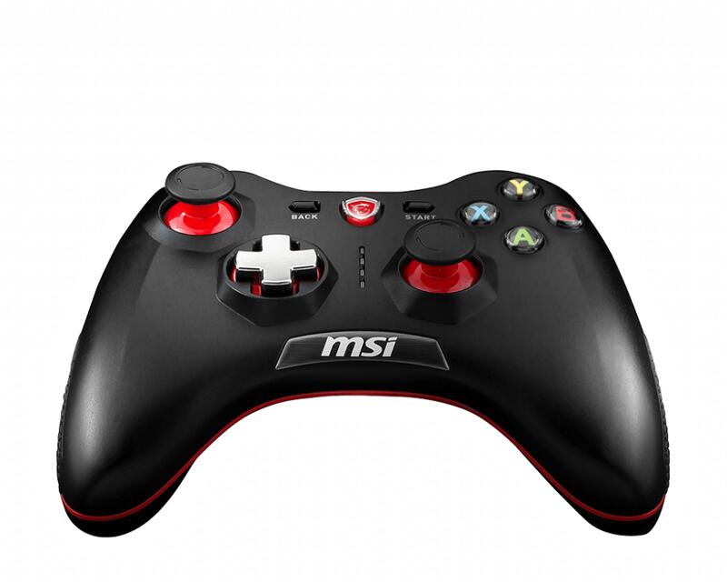 米特3C數位–MSI 微星 Force GC30 搖桿控制器遊戲手把/無線/支援PC Android/雙震動