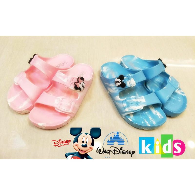 防水拖鞋 Disney  正版 迪士尼 米奇米妮 輕量 拖鞋 兒童 勃肯 涼鞋輕便鞋 水鞋  台灣製