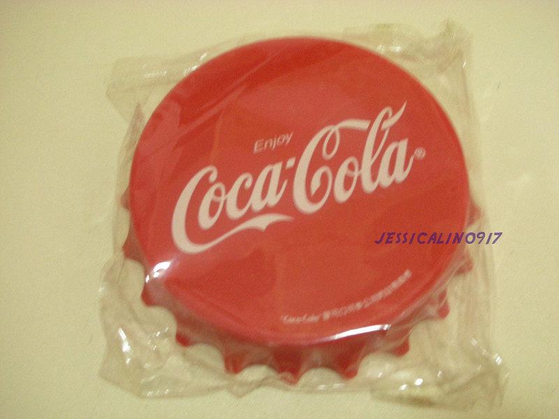 coca cola / coke / 可口可樂-圓型瓶蓋造型磁鐵.開瓶器~免運費