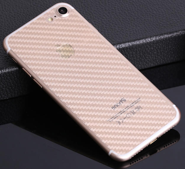 [龍龍3C] 碳纖維 刮痕防護 背面 護目貼 保護貼 Apple iPhone 6 7+ 8 X 11 Pro MAX