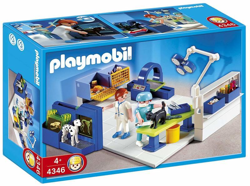 【ilovemobil】Playmobil＃4346動物醫院（盒裝）。
