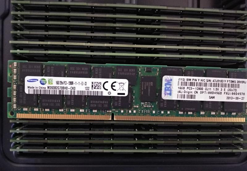 1.5V 16G 16GB DDR3 ECC REG PC3 12800R伺服器 記憶體,華南X79,X58可用