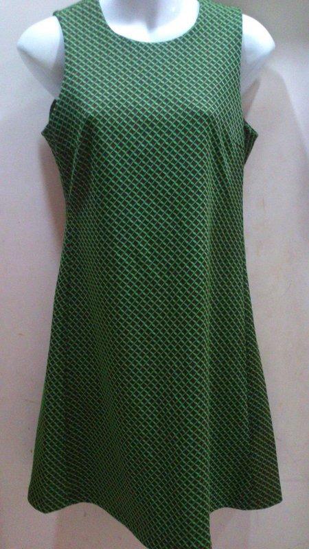 專櫃BELLE VIE服飾-女綠黑格子洋裝