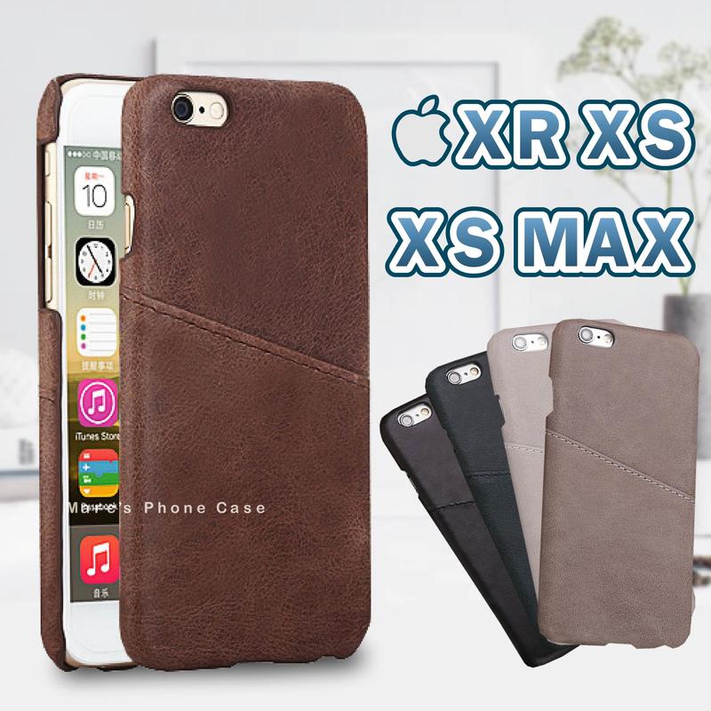 IPhone Xs Max X Xr 8 7 6 PLUS I7 I8 殼 保護殼 手機殼 皮套 皮質 插卡 保護套 膜