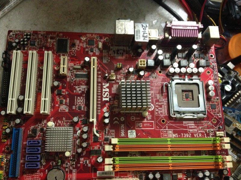 MSI 775 雙核心主機板 MSI P31 P33 P35 P43 Neo V2 DDR2 x 4