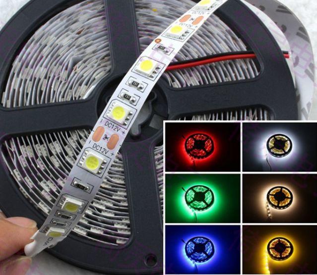 電子狂㊣高品質12V5050 60燈/米裸版 LED高亮貼片燈帶