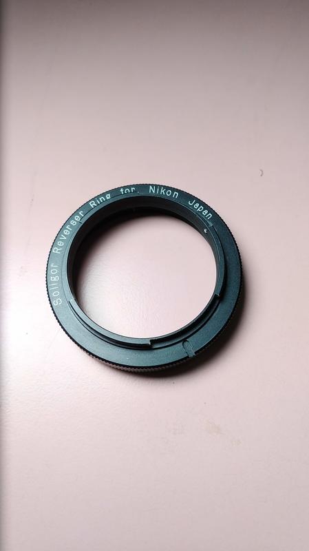 Nikon鏡頭倒接環Soligor Reverser Ring與微距接環Nikon PK-3