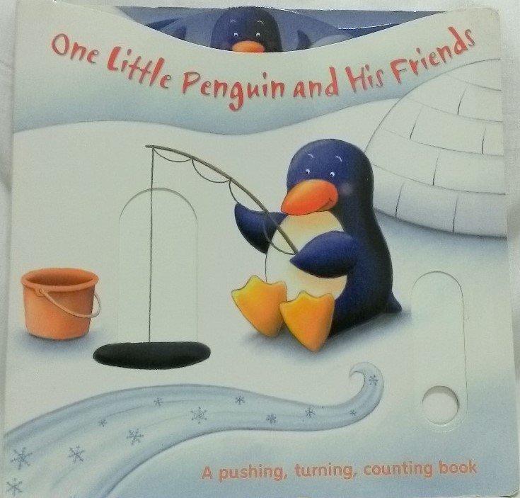 【吉兒圖書】互動硬板書《One Little Penguin and His Friends》動動手尋找隱藏的小動物