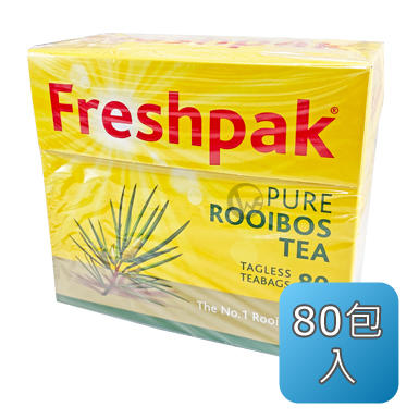 ☆WonGo網購☆Freshpak 南非國寶茶 Rooibos tea 80包/盒 有效期限至2024/12月
