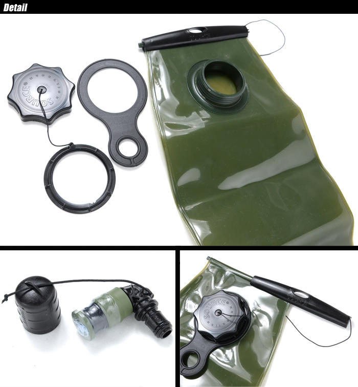 【山道具屋】Source WXP Storm Valve 軍用加油蓋口快拆強固型水袋(2L)