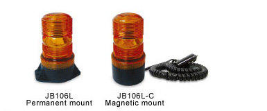 台灣 JB106 3LED 黃殼黃燈 磁鐵固定 雪茄頭插座 DC12V 24V 48V 80V 110V 共用直流警示燈
