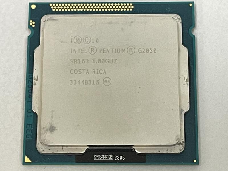 良品 LGA 1155 三代 Intel Pentium G2030 3.0G CPU