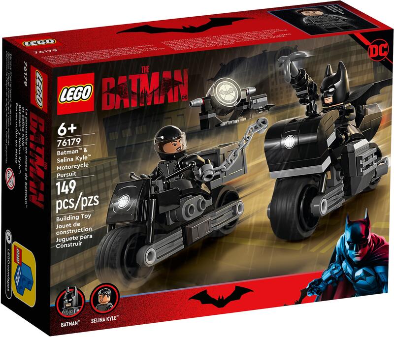 ☆電玩遊戲王☆現貨 LEGO 76179 DC英雄 蝙蝠俠與瑟琳娜·凱爾的機車追捕 Batman 公司貨 新竹可自取