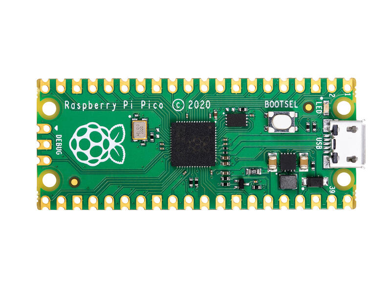 現貨 樹莓派Pico Raspberry Pi Pico 微控制器開發板 RP2040雙核處理器 裸板 附排針