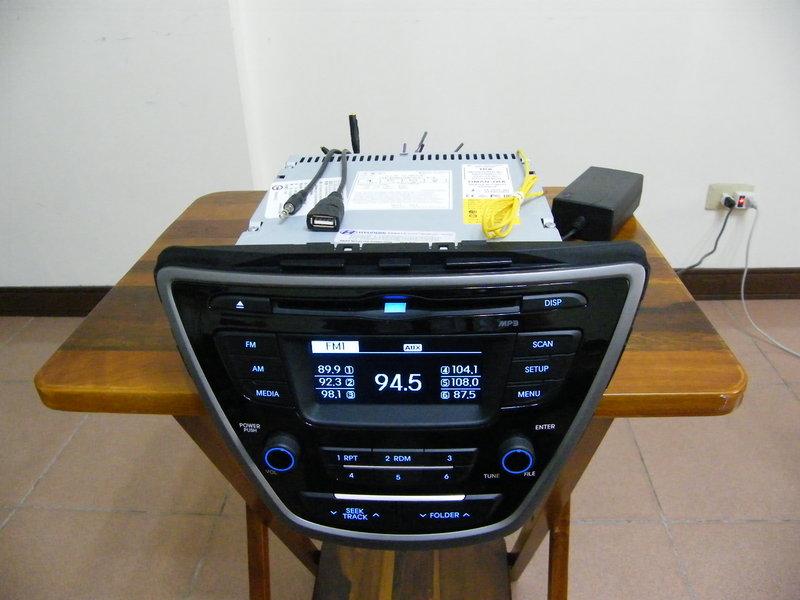 2015 Elantra EX 原廠CD吸入式主機改家用音響 MP3主機 AUX IN 酷炫床頭音響
