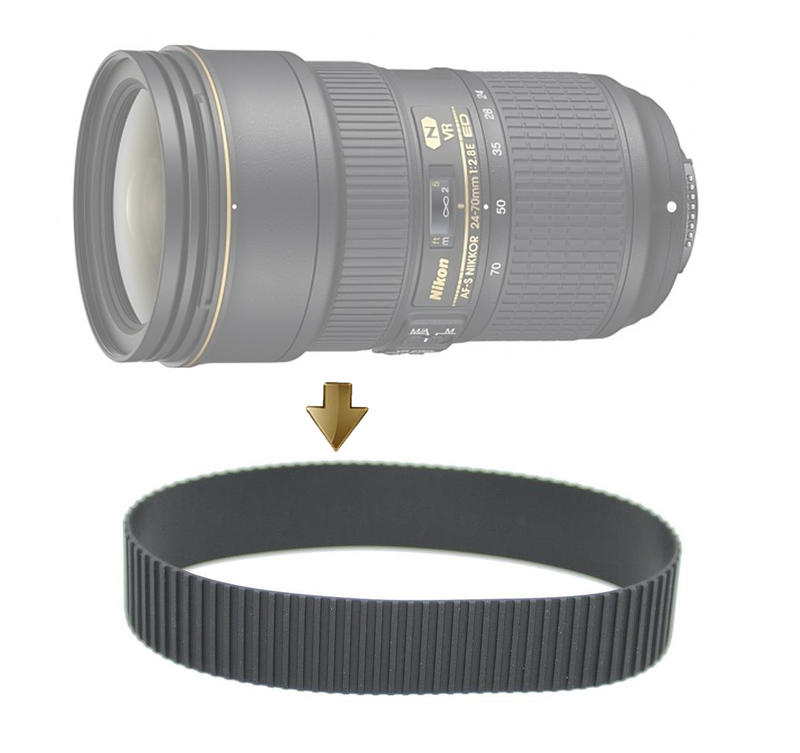 【NRC】Focus Rubber Ring for Nikon 24-70mm F2.8E VR 鏡頭皮 對焦環
