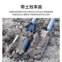 包郵挖筍鏟子圓牙口甘蔗竹花草樹木電線桿採藥鍬帶柄淬火園林工具-Taobao