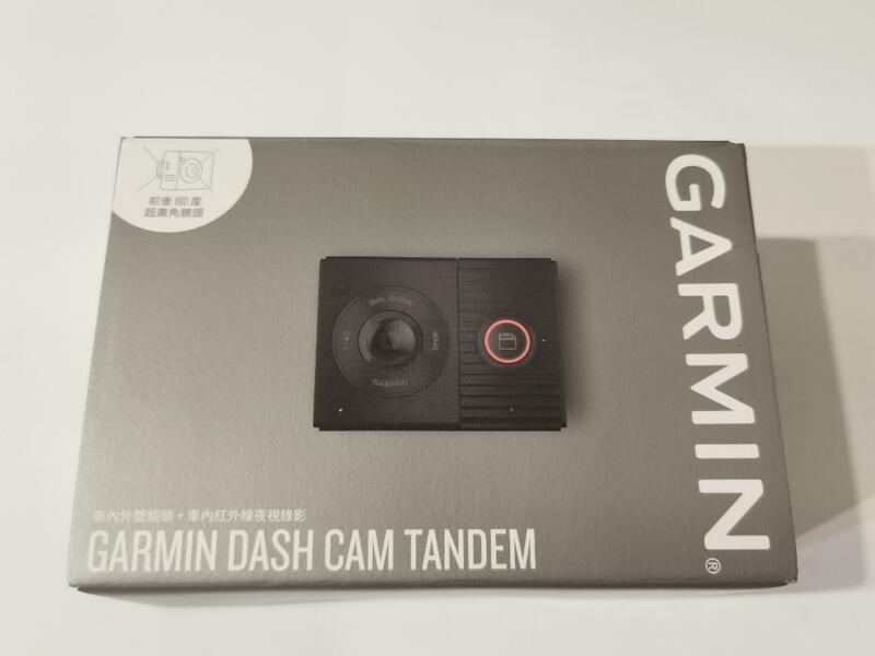二手9成新 保固內 盒裝完整 GARMIN Dash Cam Tandem 天燈 產品料號 010-02259-02
